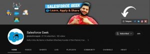 how to learn Salesforce Flows SG youtube
