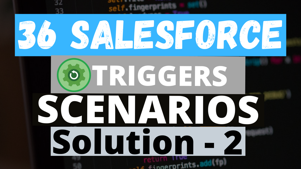 Trigger Best Example In Salesforce