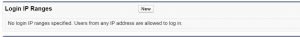 Login IP Ranges