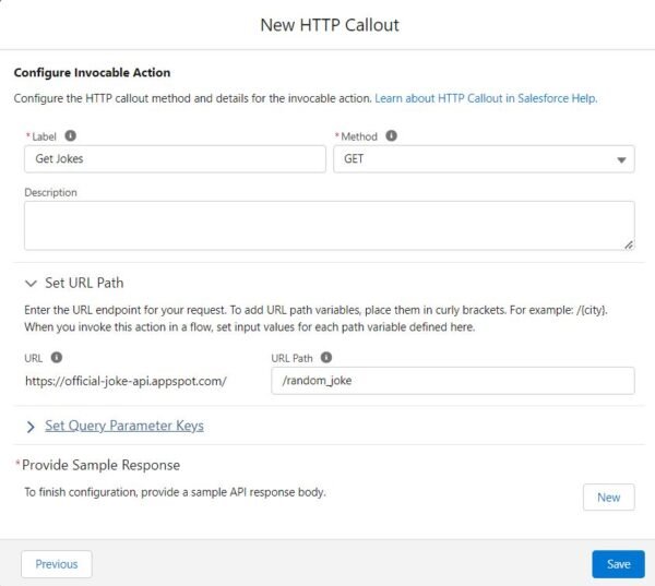 HTTP GET callout example using Flow - Salesforce Geek