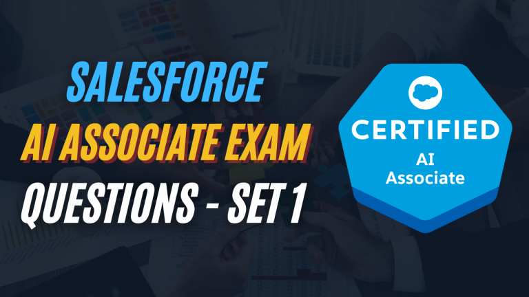 Salesforce AI Associate Certification Question And Answer Practice Set ...