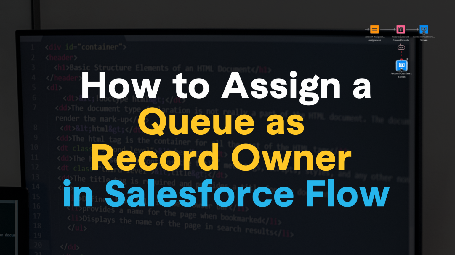 How to Assign a Queue as Record Owner in Salesforce Flow