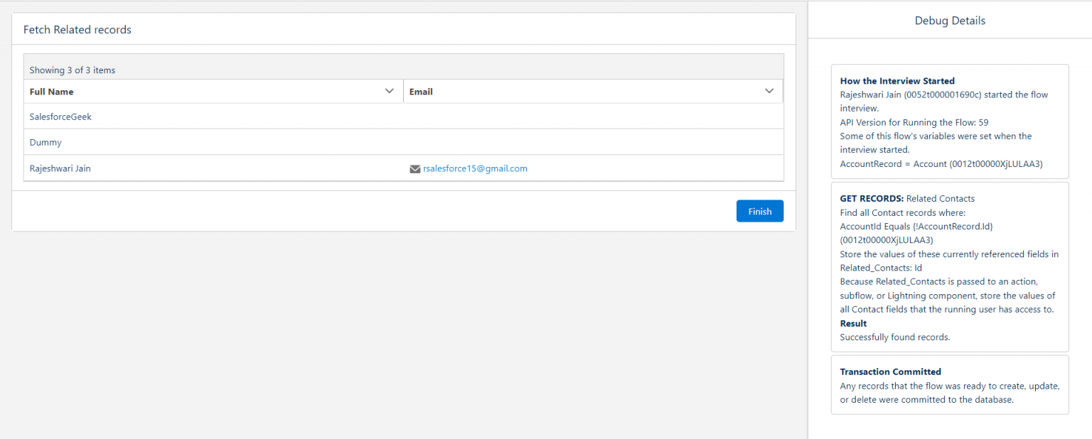 How to fetch Related Records using Salesforce Flows - Salesforce Geek