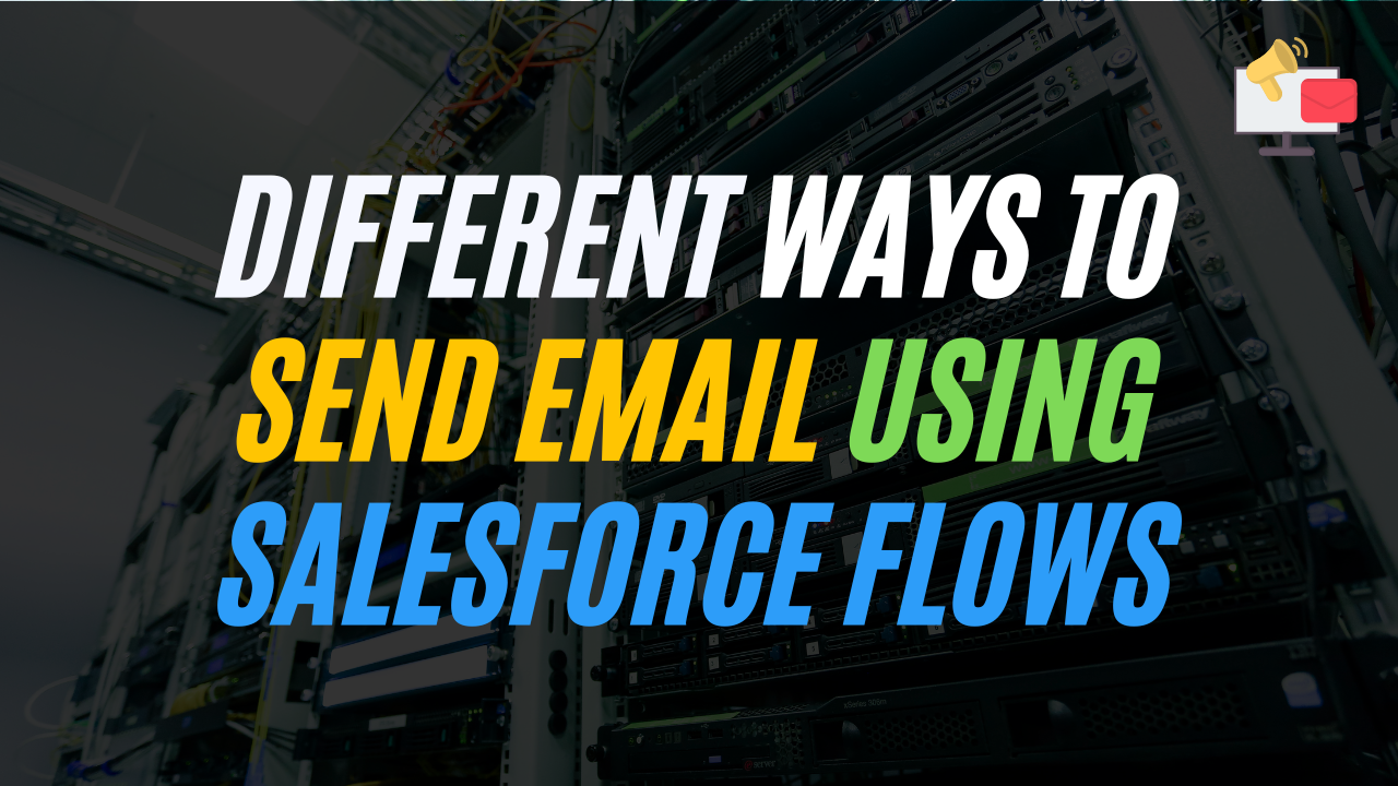 different ways of sending email using flows