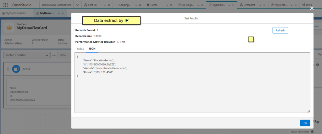 Flexcard Data Source and Build Elements in Omnistudio - Salesforce Geek