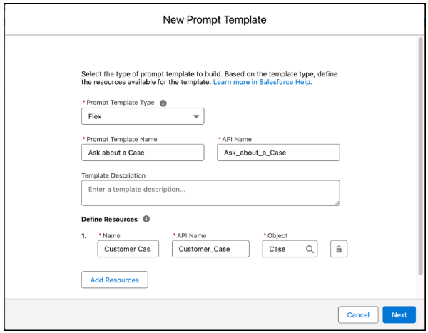 Prompt Templates for Developers in Salesforce