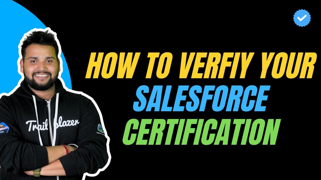 How to verify your Salesforce Certification