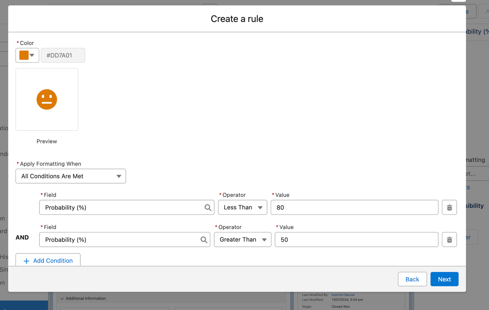 Conditional Field Formatting in Salesforce with Example - Salesforce Geek