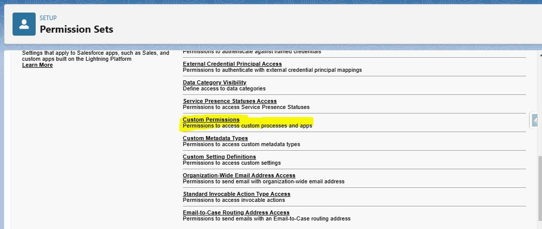 Custom Permissions in Apex