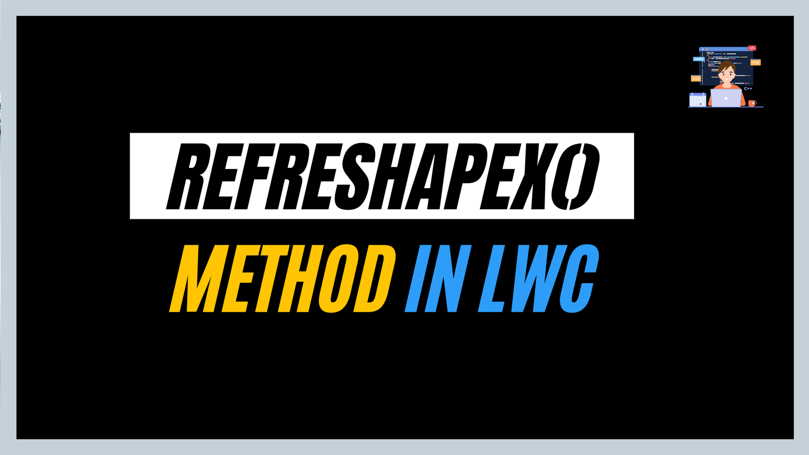 RefreshApex() in LWC