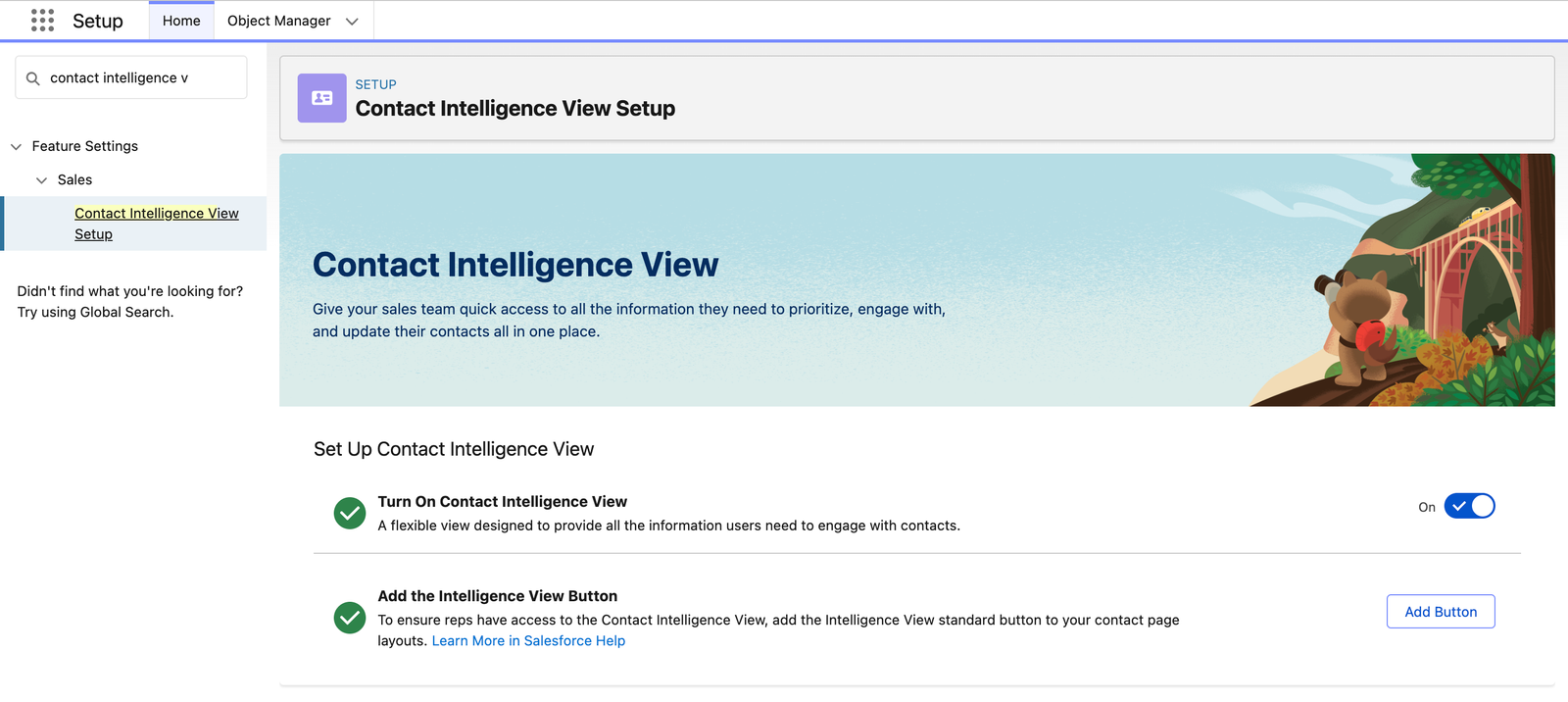 contact intelligence view