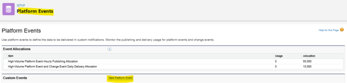 Platform Events in Salesforce - Salesforce Geek