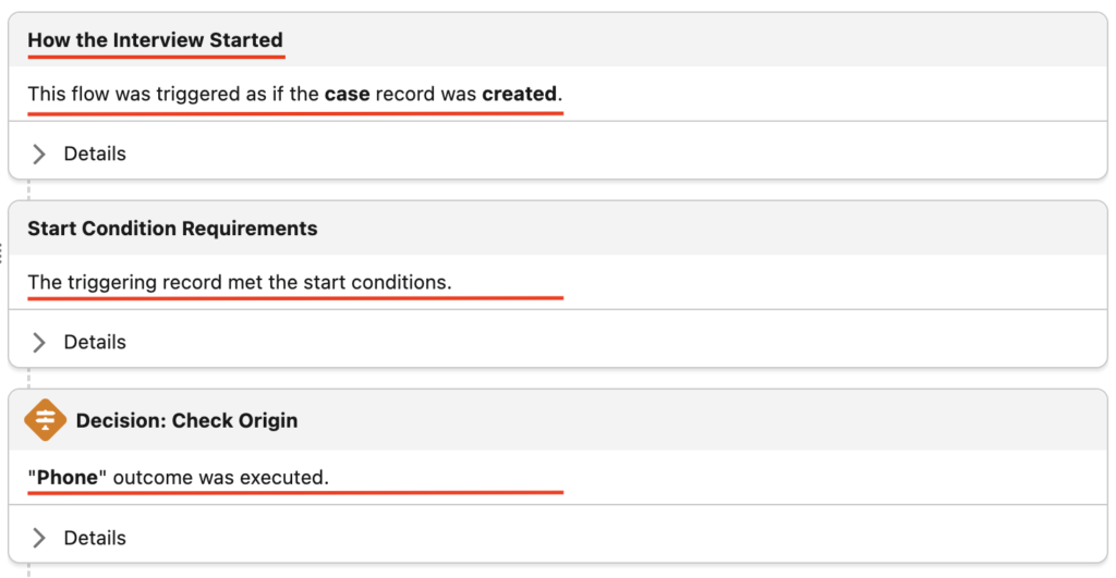 Card based layout feature of new debug panel