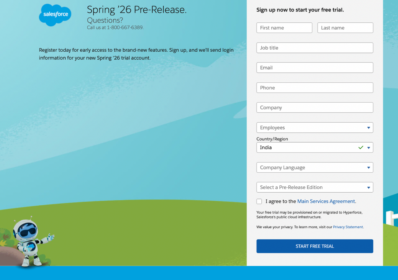 Spring '26 Pre-release org