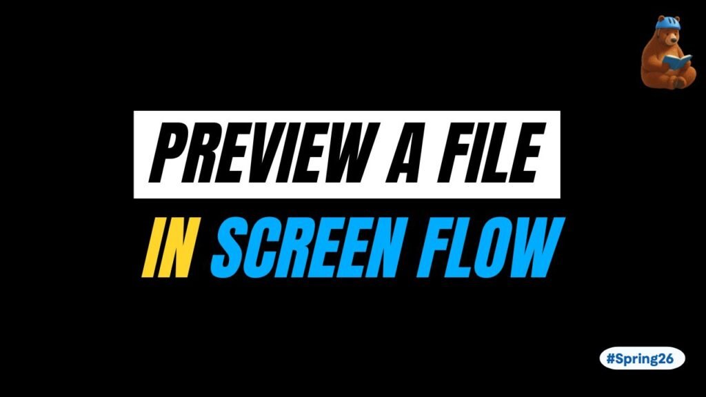 File in a Screen Flow