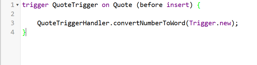 Number to Word conversion using Apex trigger