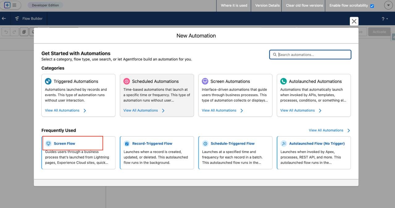 Kanban Board Component in Flow - Screen Flow